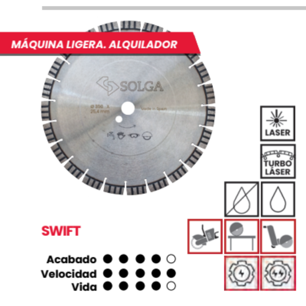 DISCO LAR LÁSER SEG. TURBO SWIFT